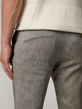 Image sur Pantalon en lin avec coupe slim