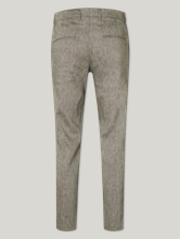 Image sur Pantalon en lin avec coupe slim