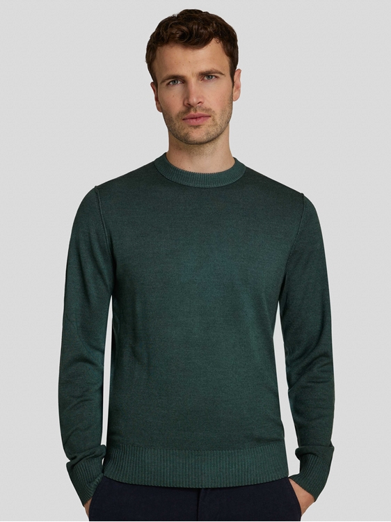 Bild von Feinstrickpullover aus Wolle