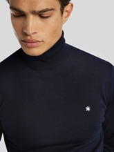 Bild von Rollkragenpullover aus Wolle