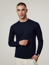 Image sur Pull en maille avec lin