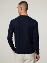 Image sur Pull en maille avec lin