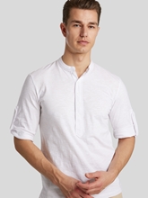 Bild von Henley-Shirt aus Flammgarn