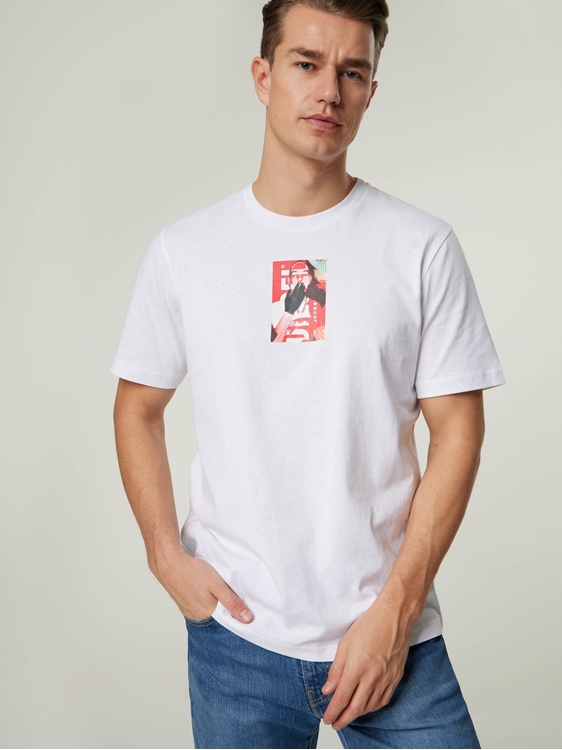 Bild von T-Shirt mit Logo JUST