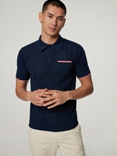 Bild von Poloshirt aus Feinstrick