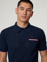 Bild von Poloshirt aus Feinstrick