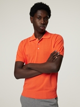 Bild von Poloshirt aus Feinstrick