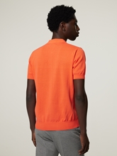 Bild von Poloshirt aus Feinstrick