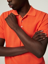 Bild von Poloshirt aus Feinstrick