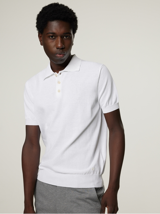 Image sur Polo en maille fine