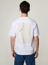 Image sur T-shirt en coton avec imprimé