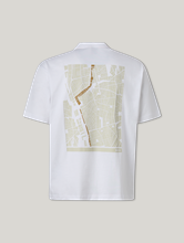 Image sur T-shirt en coton avec imprimé