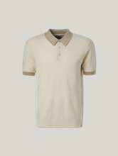 Bild von Poloshirt aus Strick