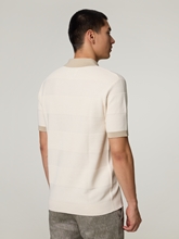 Bild von Poloshirt aus Strick