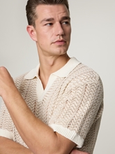 Bild von Strickpoloshirt