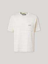 Image sur T-shirt à la coupe décontractée