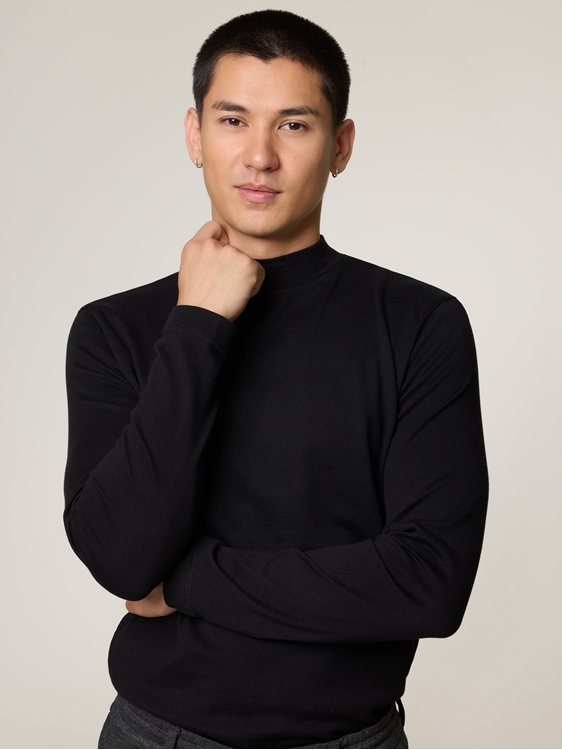 Image sur T-shirt à manches longues en coton