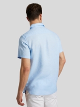 Bild von Kurzarmhemd aus Leinen