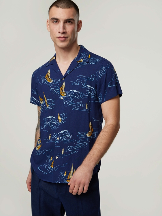 Image sur Chemise avec imprimé allover