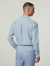 Image sur Chemise en lin, coupe régulière