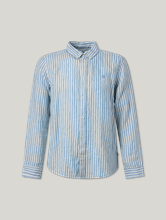 Image sur Chemise en lin, coupe régulière