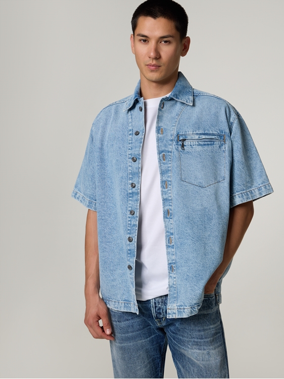 Image sur Chemise en jean loose fit