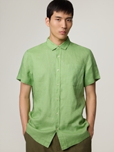 Image sur Chemise en lin à manches courtes