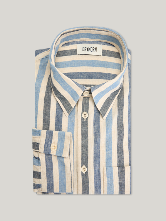 Image sur Chemise en lin de coupe régulière