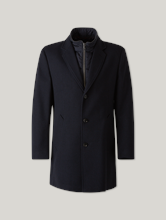 Bild von Mantel mit abnehmbarer Steppblende