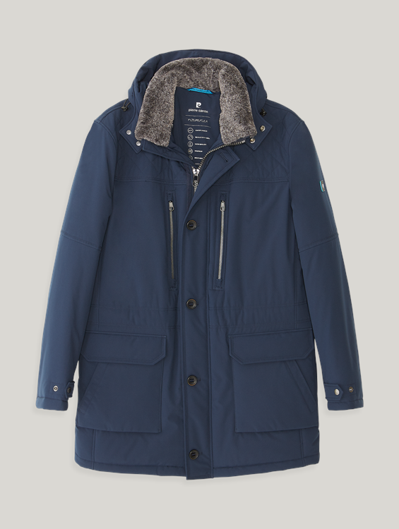 Bild von Jacke mit Fellkragen