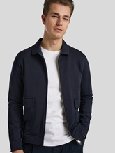 Bild von Sweatjacke mit Hemd Kragen