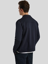 Bild von Sweatjacke mit Hemd Kragen