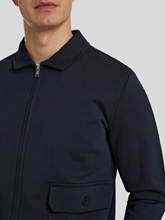 Bild von Sweatjacke mit Hemd Kragen