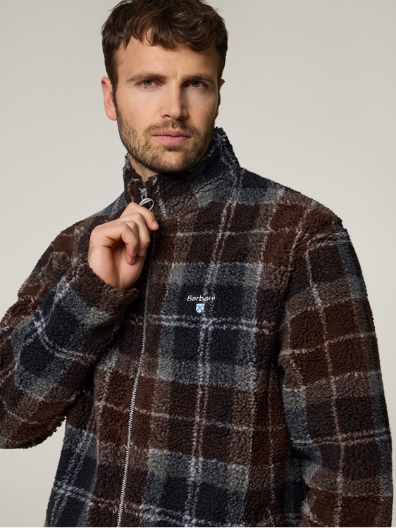 Bild von Jacke aus Fleece TARTAN SHERPA