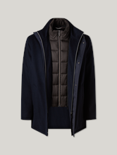 Bild von Mantel mit Wolle