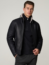 Bild von Lammfelljacke im Biker-Look BASTI