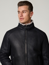 Bild von Lammfelljacke im Biker-Look BASTI