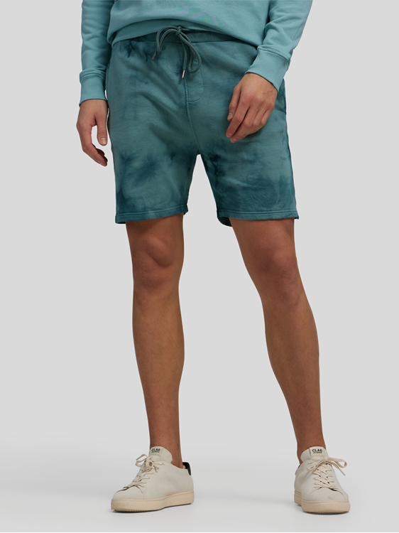 Image sur Short sweat imprimé batic