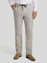 Image sur Pantalon en lin à rayures