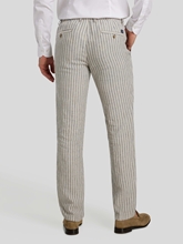 Image sur Pantalon en lin à rayures