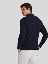 Bild von Strickjacke mit Reissverschluss