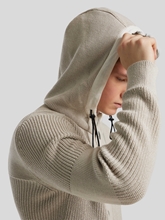 Bild von Strickjacke mit Kapuze