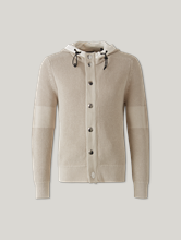 Bild von Strickjacke mit Kapuze