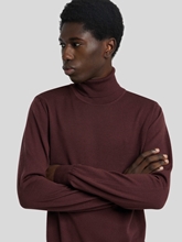 Image sur Pull à col roulé en laine vierge