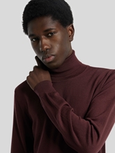 Image sur Pull à col roulé en laine vierge