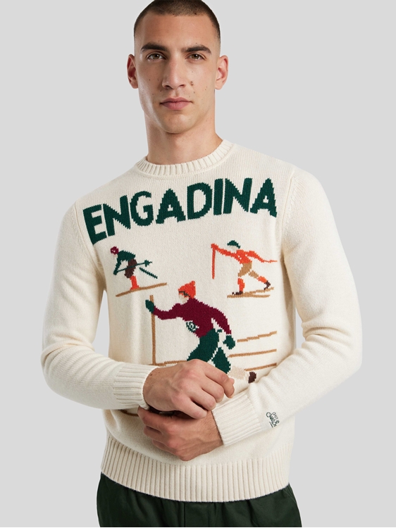 Bild von Pullover mit Engadina Print