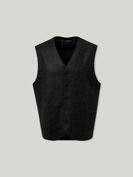 Bild von Strickweste aus Schurwolle