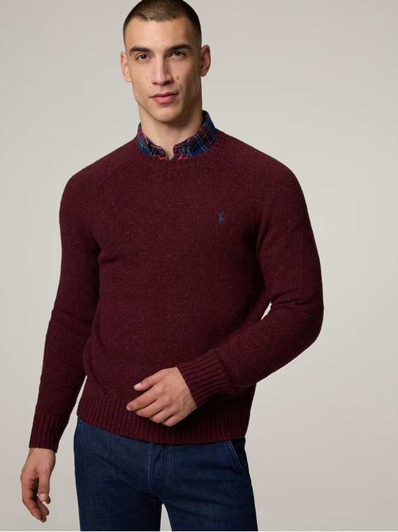 Bild von Wollpullover mit Seide