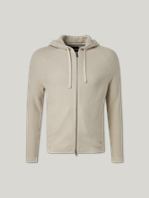 Bild von Strickjacke mit Kapuze