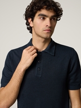 Image sur Polo en tricot avec du lin